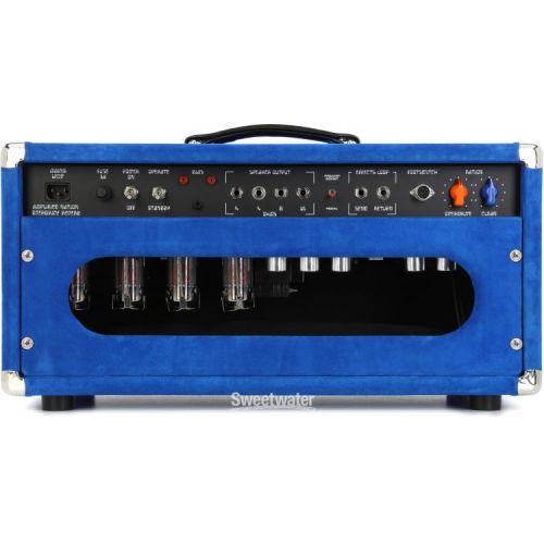  NEW
? Amplified Nation Overdrive Reverb 100-watt Tube Head - Royal Blue Suede