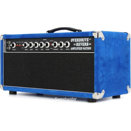  NEW
? Amplified Nation Overdrive Reverb 100-watt Tube Head - Royal Blue Suede