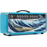 NEW
? Amplified Nation Steel String Singer 50-watt Tube Head - Turquoise Suede with Hokusai Baffle
