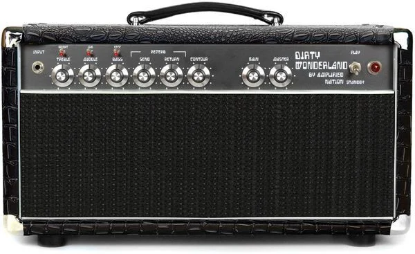  NEW
? Amplified Nation Dirty Wonderland 50-watt Tube Head - Black Crocodile