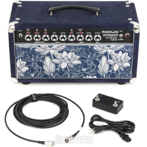  NEW
? Amplified Nation Wonderland Overdrive v2 100-watt Tube Head - Navy Suede