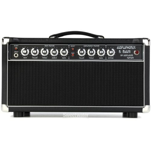  NEW
? Amplified Nation Ampliphonix and Gain 50-watt Tube Amplifier Head - Black Bronco