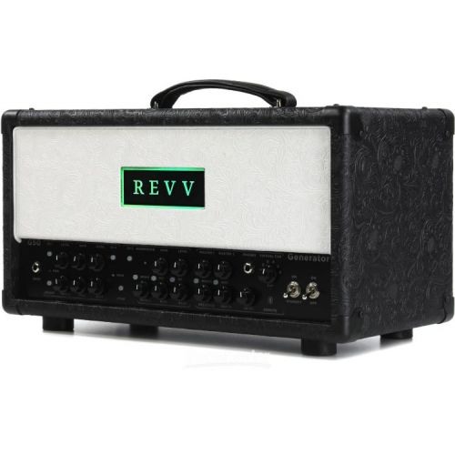  NEW
? Revv Generator G50 50W/10W Tube Amplifier Head - Western Tuxedo, Sweetwater Exclusive