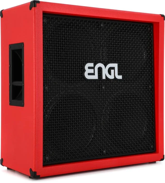 NEW
? ENGL Amplifiers E412VGB 4 x 12-inch Speaker Cabinet - Red Tolex