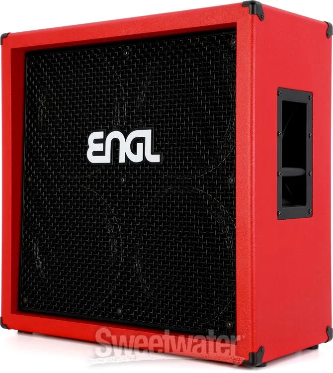  NEW
? ENGL Amplifiers E412VGB 4 x 12-inch Speaker Cabinet - Red Tolex