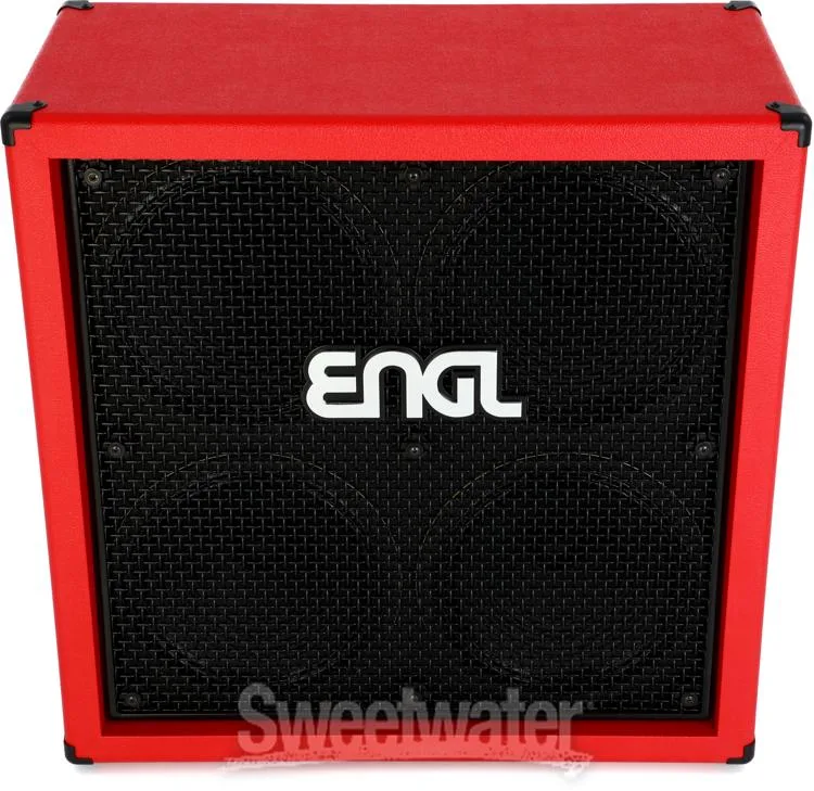  NEW
? ENGL Amplifiers E412VGB 4 x 12-inch Speaker Cabinet - Red Tolex