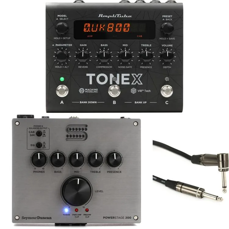 NEW
? IK Multimedia TONEX Pedal Amplifier/Cabinet/Pedal Modeler and Seymour Duncan PowerStage 200 Bundle