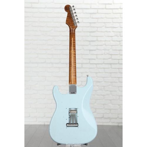  NEW
? Fender Custom Shop GT11 Journeyman Relic Stratocaster Electric Guitar - Sonic Blue, Sweetwater Exclusive