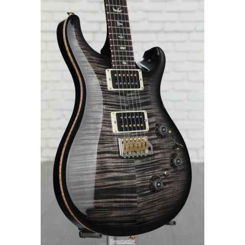  NEW
? PRS Custom 24 Piezo Electric Guitar - Charcoal Burst, 10-Top