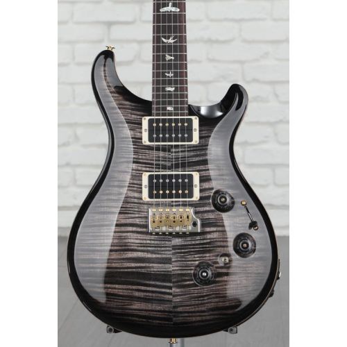  NEW
? PRS Custom 24 Piezo Electric Guitar - Charcoal Burst, 10-Top