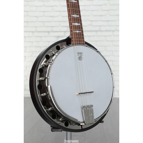  NEW
? Deering Artisan Goodtime Six-R Resonator Banjo - Dark Brown Stain