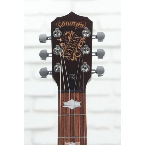  NEW
? Deering Artisan Goodtime Six-R Resonator Banjo - Dark Brown Stain