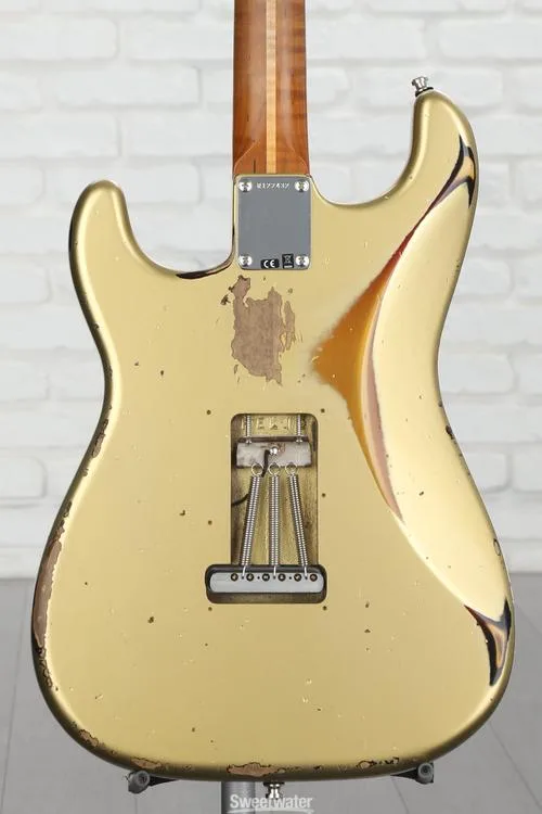  NEW
? Fender Custom Shop GT11 Heavy Relic Stratocaster - Aztec Gold 3-tone Sunburst, Sweetwater Exclusive