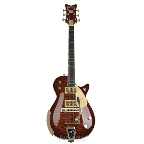  NEW
? Gretsch G6134TGQM-59 Limited-edition Quilt Classic Penguin Electric Guitar - Forge Glow