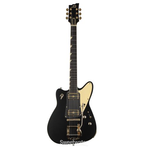  NEW
? Duesenberg Falken Solidbody Electric Guitar - Black with Gold Hardware