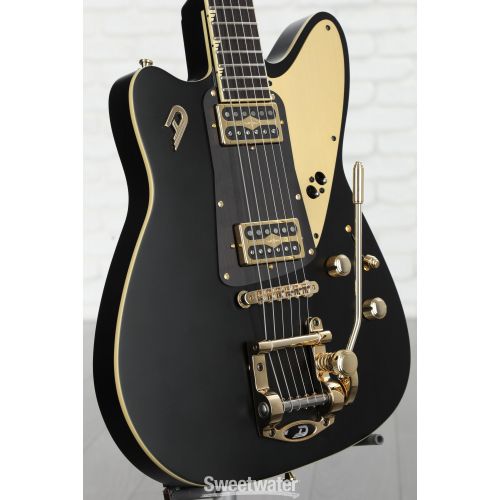  NEW
? Duesenberg Falken Solidbody Electric Guitar - Black with Gold Hardware