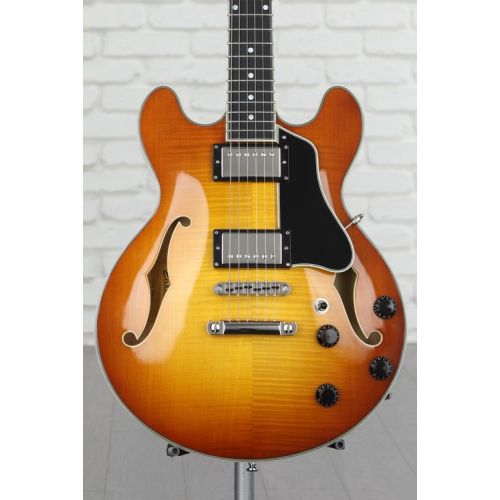  NEW
? Eastman Guitars T484-GB Thinline Semi-hollowbody Electric Guitar - Goldburst