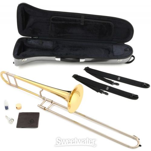  NEW
? XO 1634RLT Professional Tenor Trombone - Rose Brass Bell - Gold Lacquer