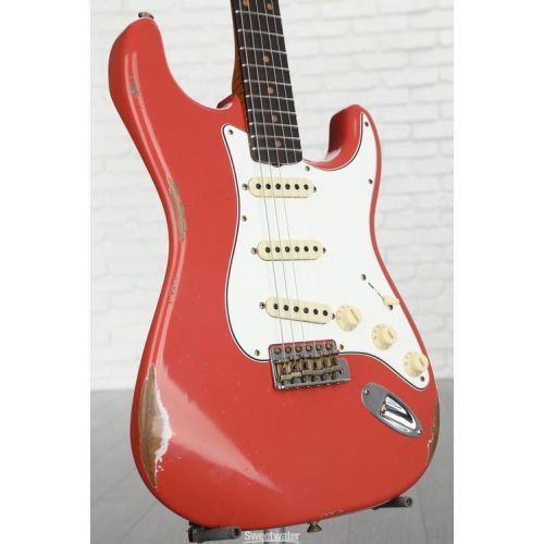  NEW
? Fender Custom Shop Tomatillo Stratocaster Relic Electric Guitar - Aged Tahitian Coral, Sweetwater Exclusive