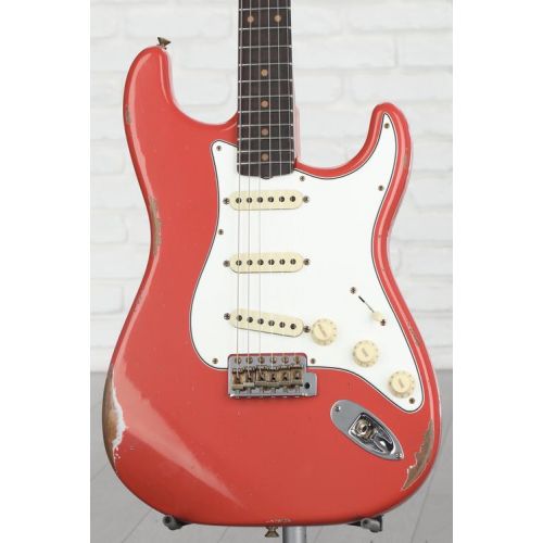  NEW
? Fender Custom Shop Tomatillo Stratocaster Relic Electric Guitar - Aged Tahitian Coral, Sweetwater Exclusive