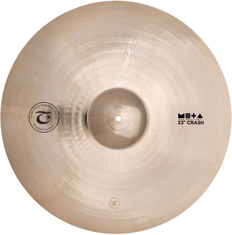 NEW
? Turkish Cymbals Meta Crash Cymbal - 22 inch