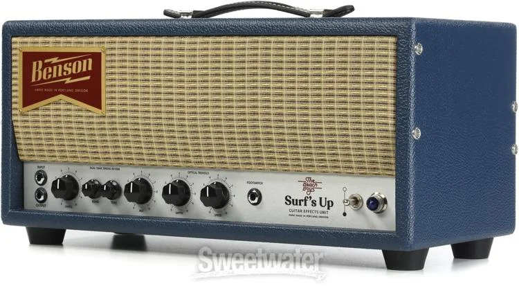  NEW
? Benson Amps Surf's Up Tube Spring Reverb and Optical Tremolo - Sweetwater Exclusive