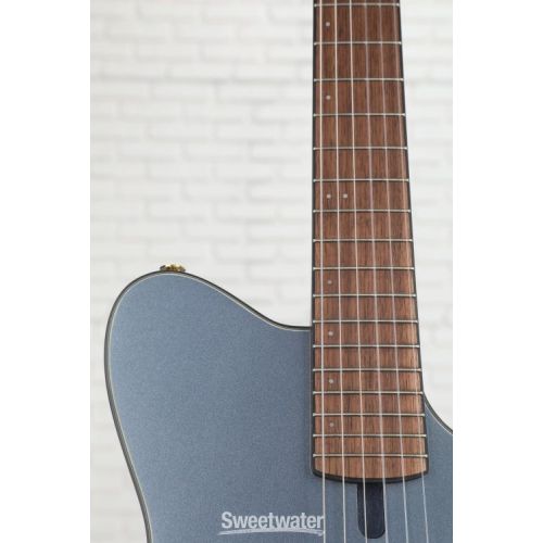  NEW
? Ibanez FRH10NIBF Thinline Nylon Acoustic-electric Guitar - Indigo Blue Metallic Flat