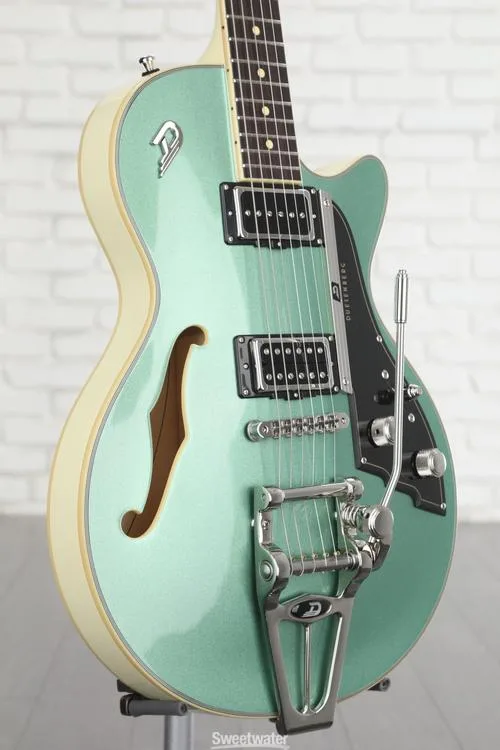  NEW
? Duesenberg Duo-Tone Starplayer TV Semi-hollowbody Electric Guitar - Catalina Green and White