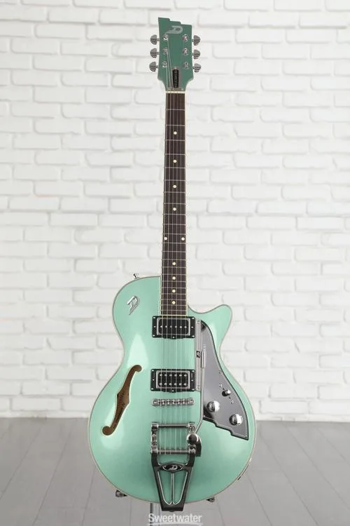  NEW
? Duesenberg Duo-Tone Starplayer TV Semi-hollowbody Electric Guitar - Catalina Green and White