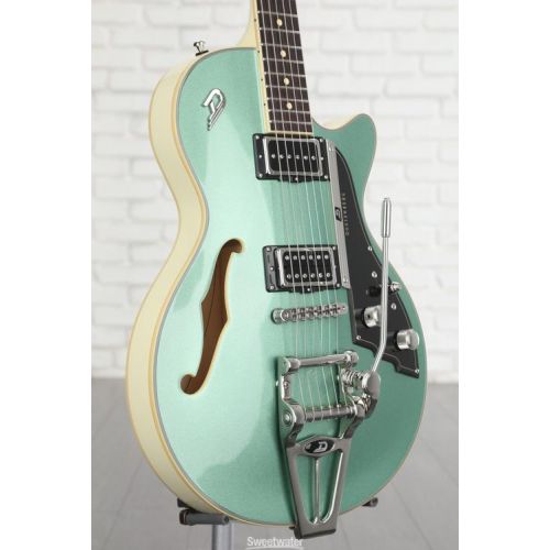  NEW
? Duesenberg Duo-Tone Starplayer TV Semi-hollowbody Electric Guitar - Catalina Green and White