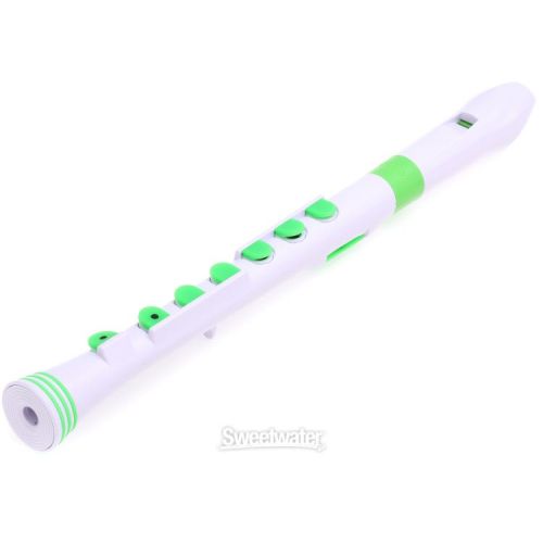  Nuvo Recorder+ Soprano Recorder - White/Green