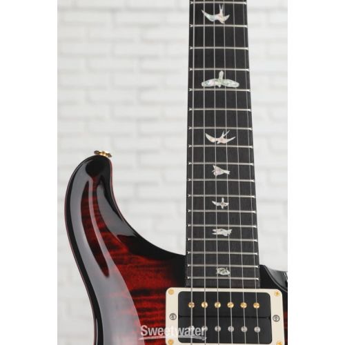  NEW
? PRS Custom 24 Electric Guitar - Fire Smokeburst, 10-Top