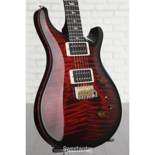  NEW
? PRS Custom 24 Electric Guitar - Fire Smokeburst, 10-Top