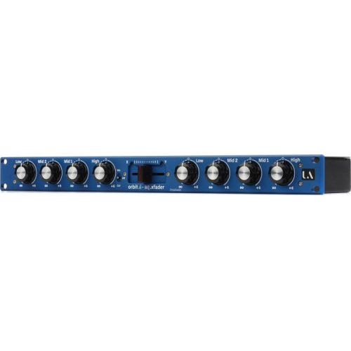  NEW
? Union Audio Orbit.6 EQ/Xfader Rackmounted Dual 4-band Isolator with Crossfader - Blue