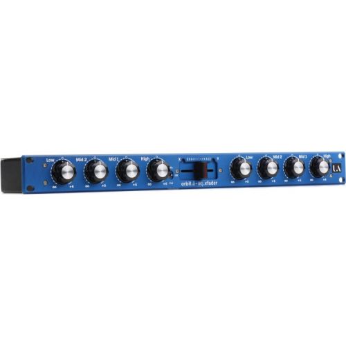  NEW
? Union Audio Orbit.6 EQ/Xfader Rackmounted Dual 4-band Isolator with Crossfader - Blue