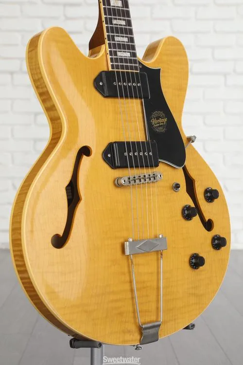  NEW
? Heritage Custom Core Artisan Aged H-530 Hollowbody Electric Guitar - Antique Natural
