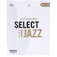 NEW
? D'Addario Organics Select Jazz Filed Alto Saxophone Reeds - 2 Medium (3-pack)