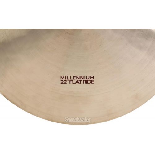  NEW
? Turkish Cymbals Millennium Flat Ride Cymbal - 22 inch