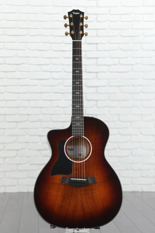  NEW
? Taylor 224ce-K DLX Grand Auditorium Left-handed Acoustic-electric Guitar - Tobacco