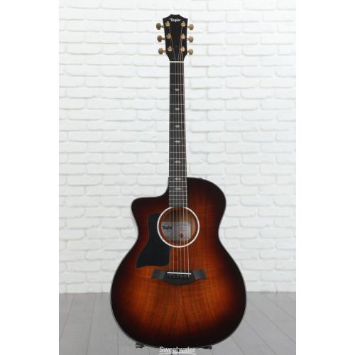  NEW
? Taylor 224ce-K DLX Grand Auditorium Left-handed Acoustic-electric Guitar - Tobacco