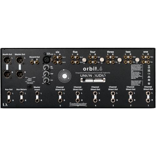  NEW
? Union Audio Orbit.6 Rackmounted 6-channel Rotary DJ Mixer and Crossfader - Gold 10th Anniversary Edition