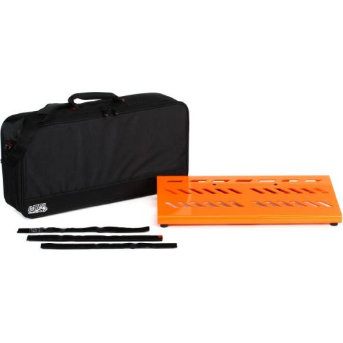  NEW
? Gator Gator?Large Pedalboard Bundle - Bag, Power Supply, and Patch Cables - Orange