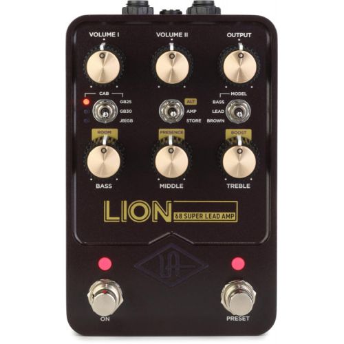  NEW
? Universal Audio UAFX Lion '68 Super Lead Amp Pedal and Seymour Duncan PowerStage 100 Stereo Bundle