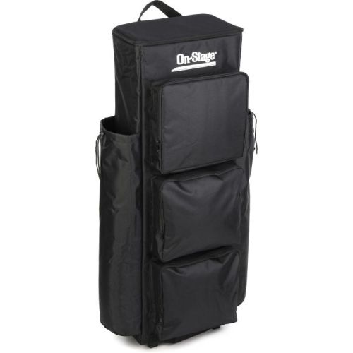  On-Stage Gig Rider Rolling Utility Bag with Stands and Cables