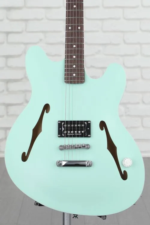 NEW
? Fender Tom DeLonge Starcaster Semi-hollowbody Electric Guitar - Satin Surf Green