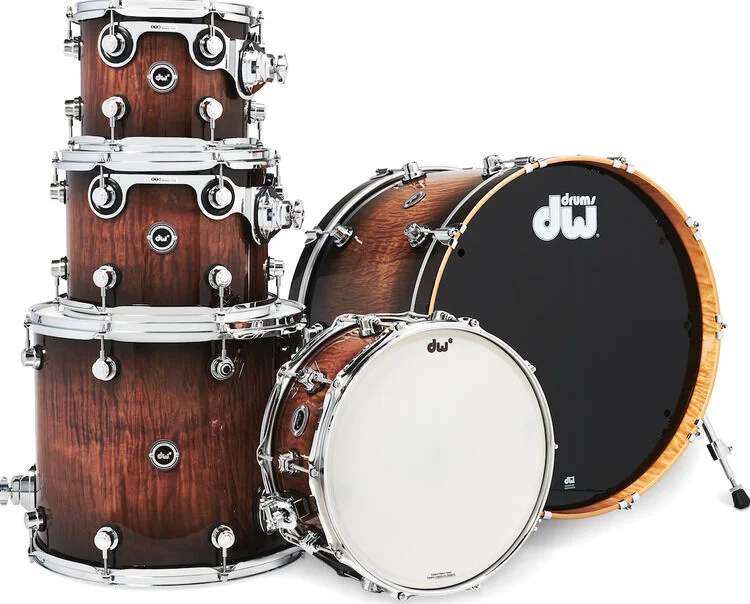  NEW
? DW DWe 5-piece Shell Pack - Curly Maple Burst