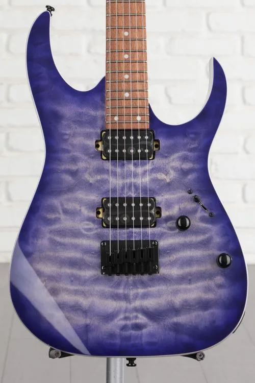 NEW
? Ibanez RG421QM Electric Guitar - Cerulean Blue Burst