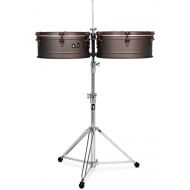 NEW
? Latin Percussion Limited-edition 60th-anniversary Timbales - 6.5-inch x 14-/15-inch, Antique Bronze