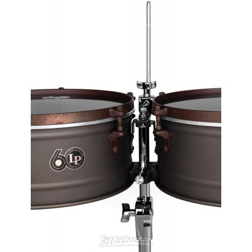  NEW
? Latin Percussion Limited-edition 60th-anniversary Timbales - 6.5-inch x 14-/15-inch, Antique Bronze