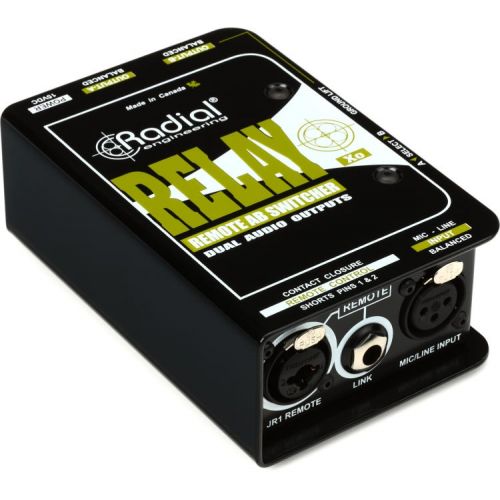  Radial Relay Xwo Active Output Switcher with JR1-M Footswitch